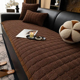 Housse de canapé carrée en velours côtelé anti-rayures pour animaux de compagnie antidérapante