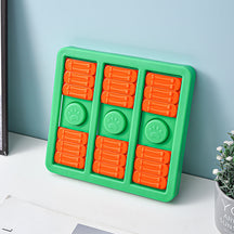 Jouet puzzle pour chien avec gamelle interactive carrée lente