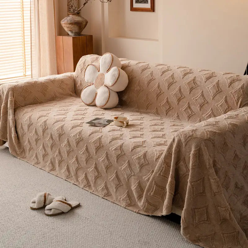 Housse de canapé polyvalente en peluche de la série star
