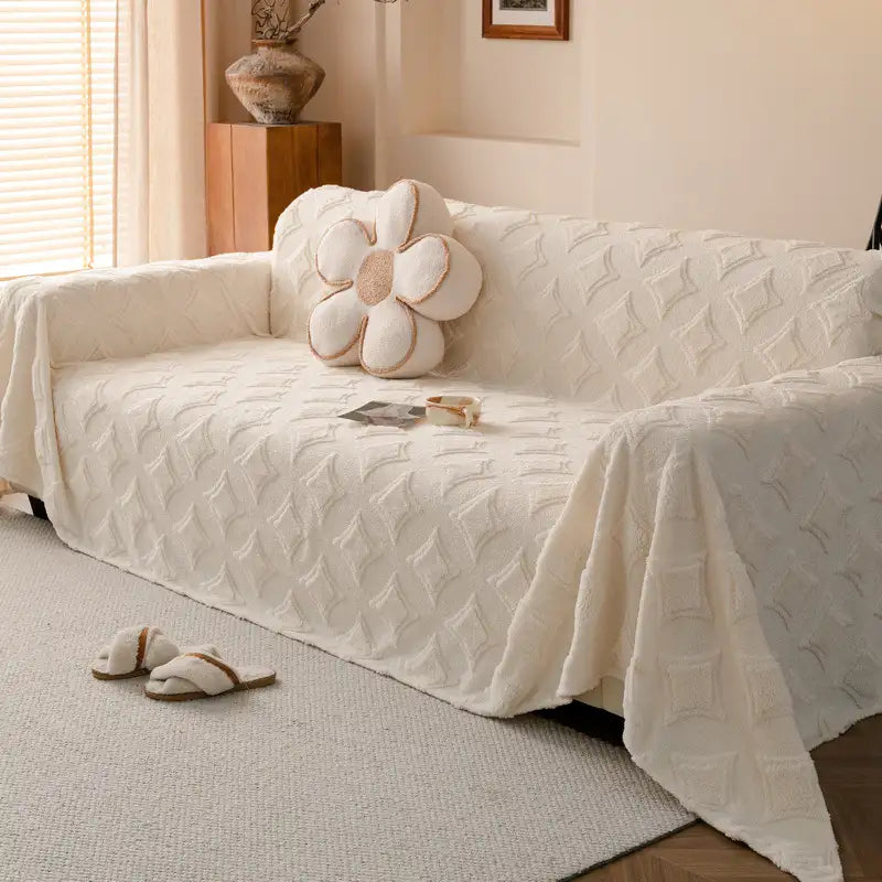 Housse de canapé polyvalente en peluche de la série star