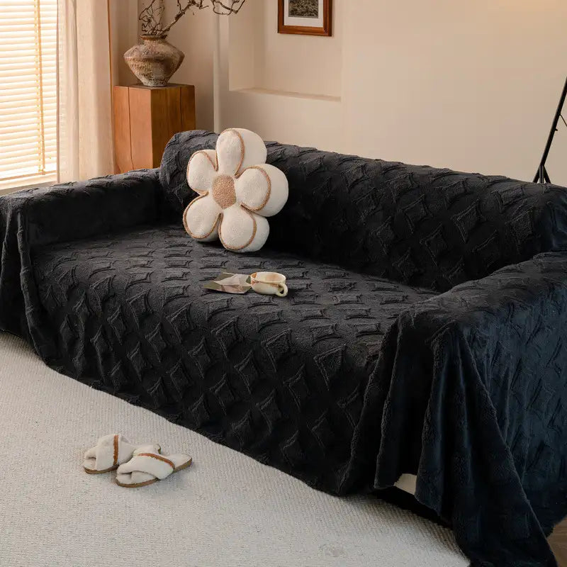 Housse de canapé polyvalente en peluche de la série star