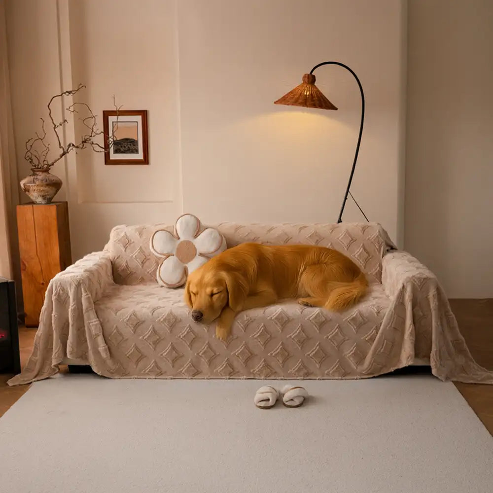 Housse de canapé polyvalente en peluche de la série star