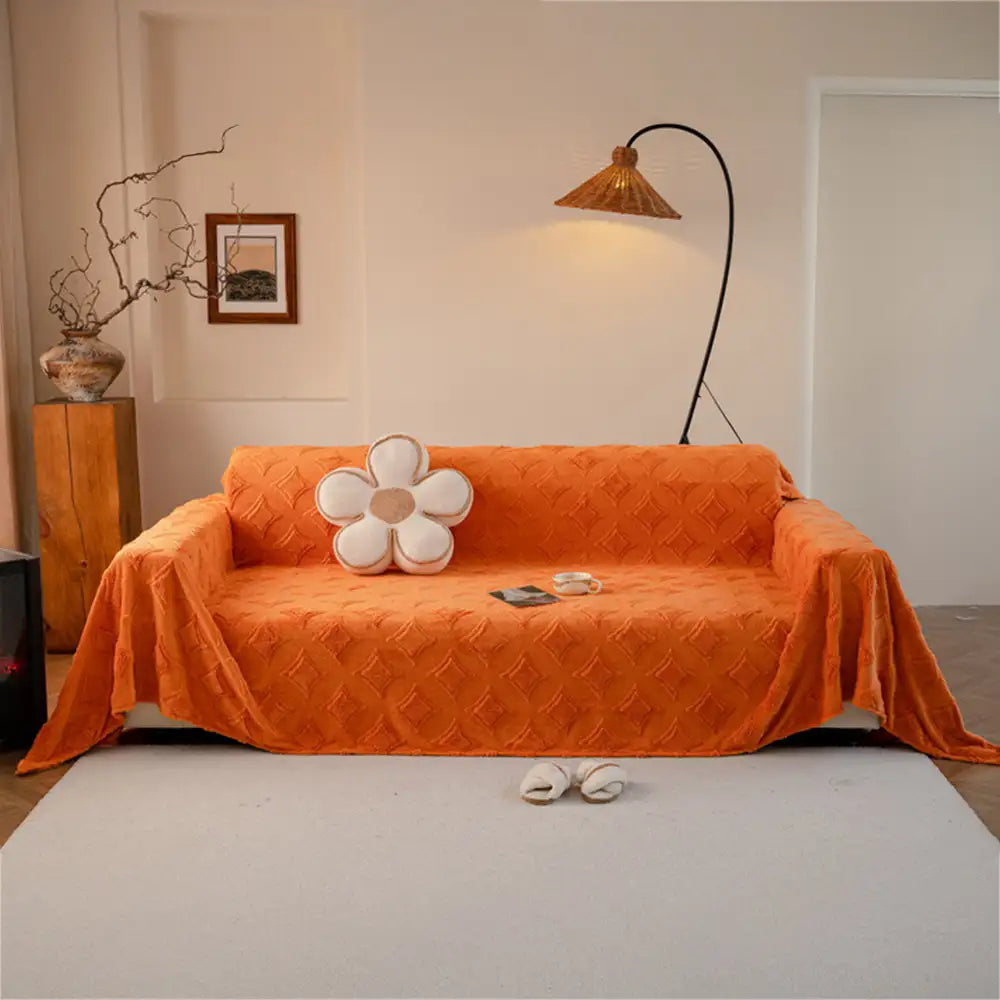 Housse de canapé polyvalente en peluche de la série star