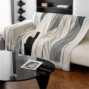 Housse de canapé multifonctionnelle en chenille résistant aux rayures - Stripe Art