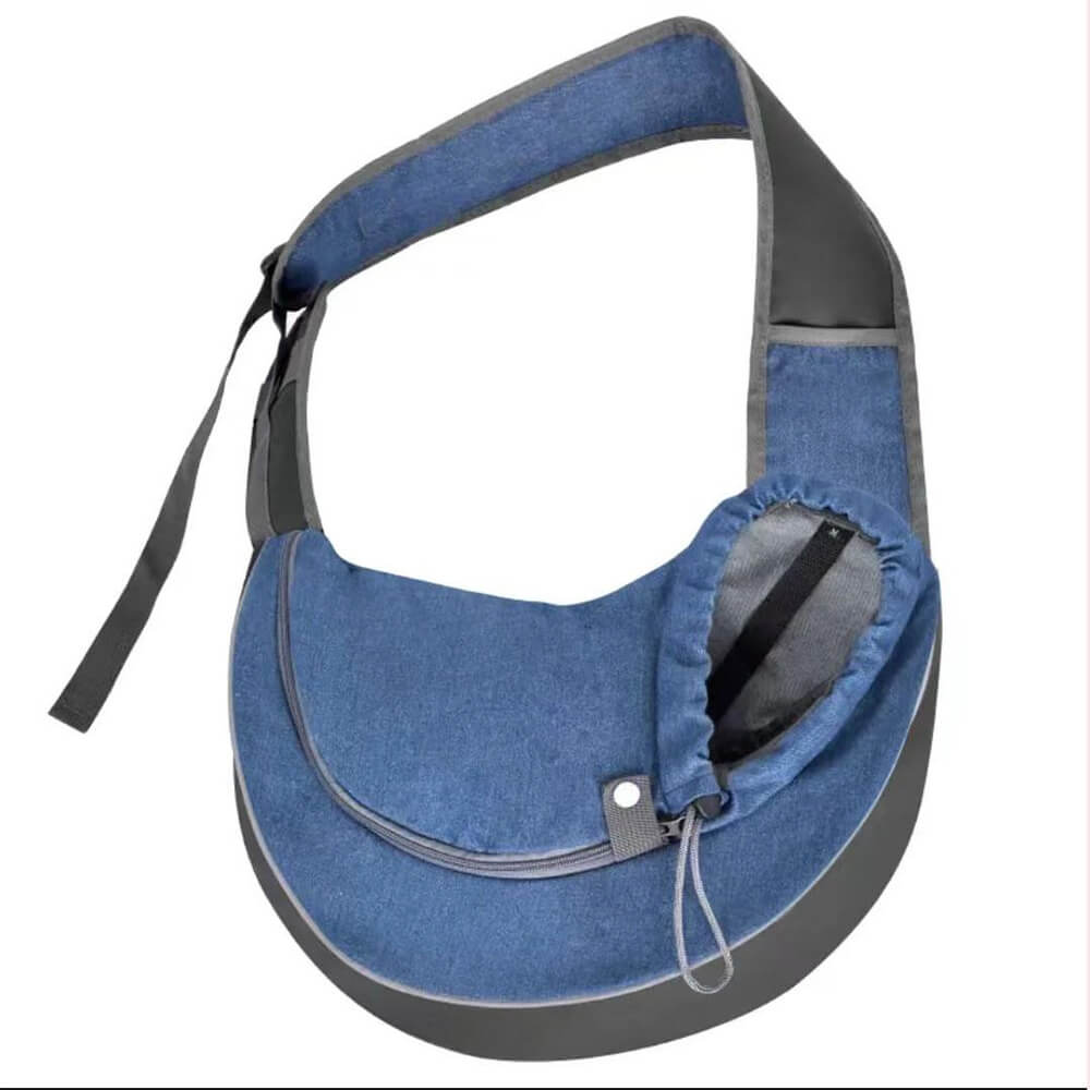 Sac de transport élégant portable en cuir PU pour chien et chat