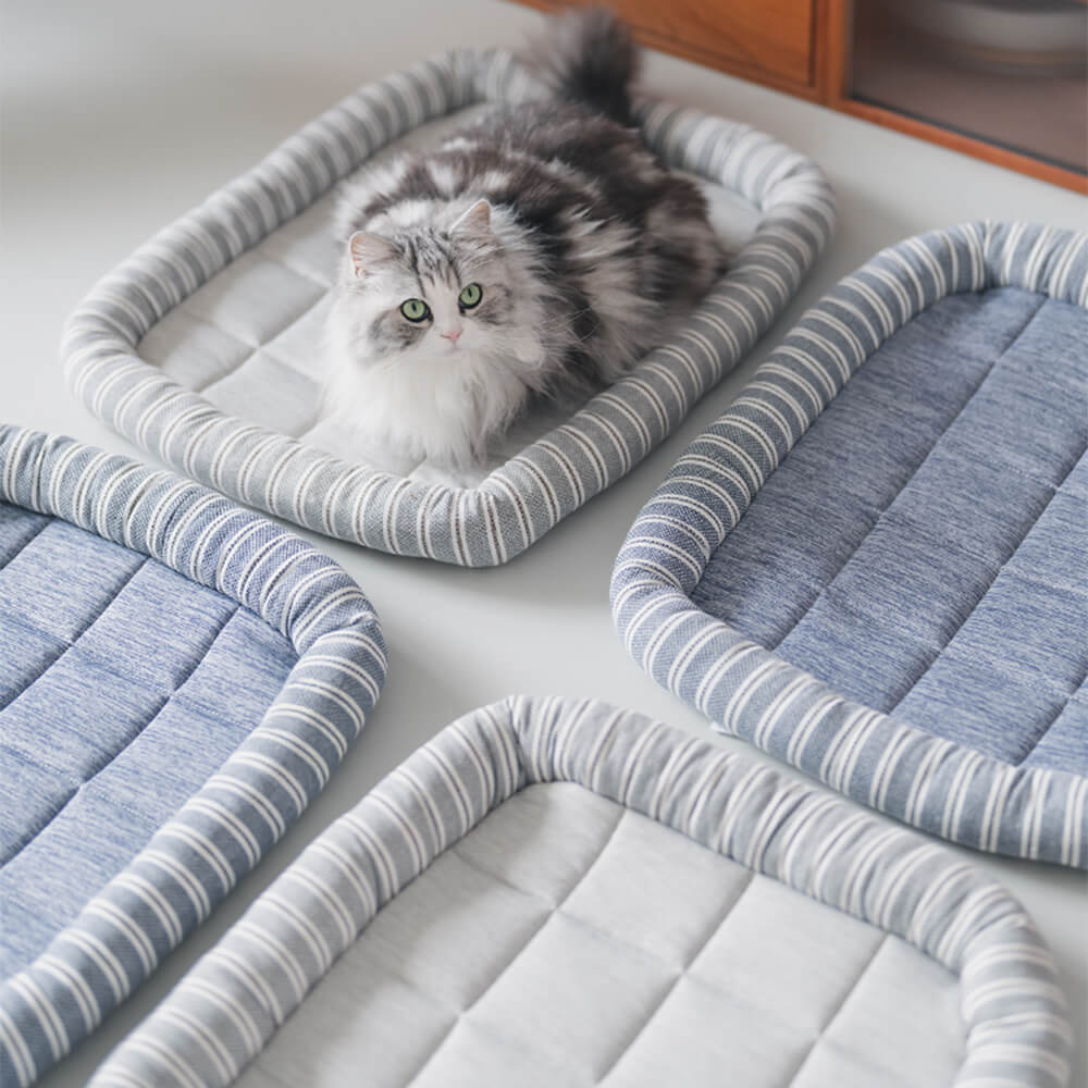 Tapis doux et rafraîchissant en soie glacée pour chien et chat