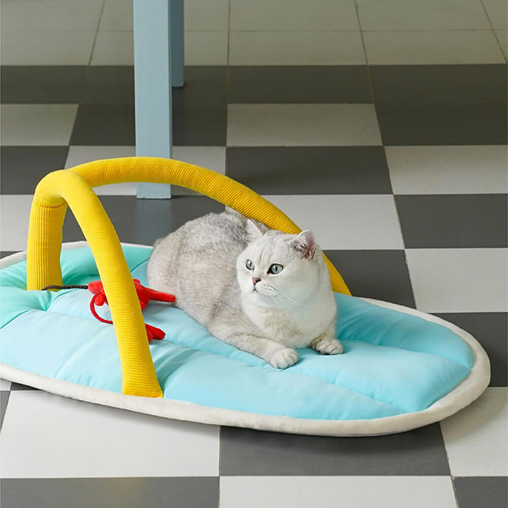 Tapis confortable pour chien et chat motif crabe style sandale été