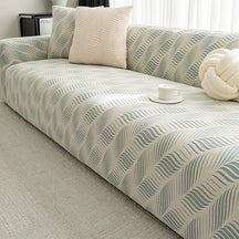 Housse de canapé extensible en jacquard polaire épais anti-rayures
