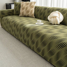 Housse de canapé extensible en jacquard polaire épais anti-rayures