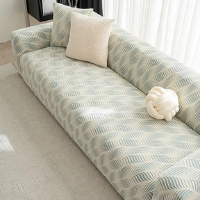 Housse de canapé extensible en jacquard polaire épais anti-rayures