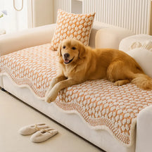 Housse de canapé en chenille style vintage classique résistante aux éraflures