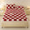 Couverture de matelas en peluche à motifs carreaux et taie d'oreiller