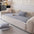 Housse de canapé épaisse confortable en velours décorative antidérapante