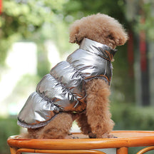 Veste chaude épaisse pour chien coupe-vent imperméable écologique