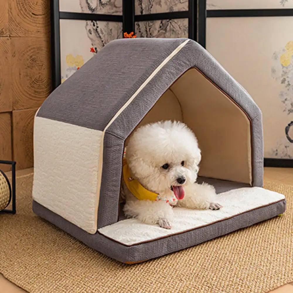 Maison pour chien en éponge pleine isolante, durable et résistante aux égratignures - SnuggleHome