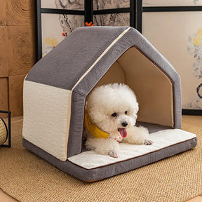 Maison pour chien en éponge pleine isolante, durable et résistante aux égratignures - SnuggleHome