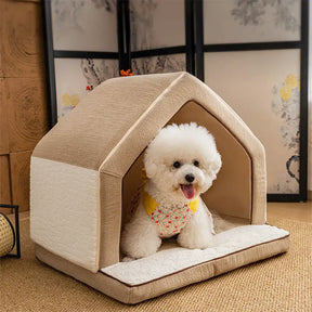 Maison pour chien en éponge pleine isolante, durable et résistante aux égratignures - SnuggleHome