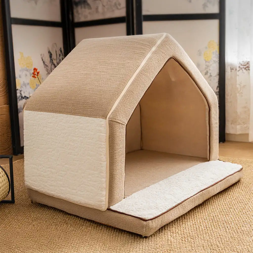 Maison pour chien en éponge pleine isolante, durable et résistante aux égratignures - SnuggleHome