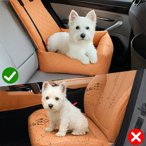Lit de voiture pour chien en cuir PU résistant à l’eau et aux rayures