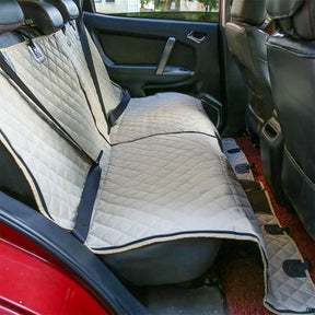 Housse de siège arrière imperméable et multifonction pour chien convertible pour voiture