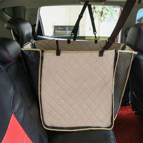 Housse de siège arrière imperméable et multifonction pour chien convertible pour voiture