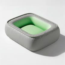 Lit pour chien en cuir PU imperméable antidérapant résistant aux rayures avec soutien complet