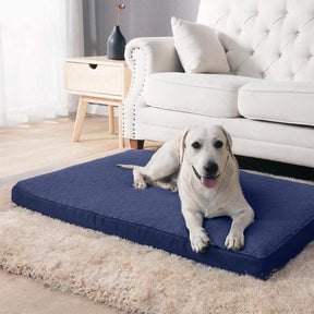 Lit pour chien large en mousse à mémoire amovible et imperméable