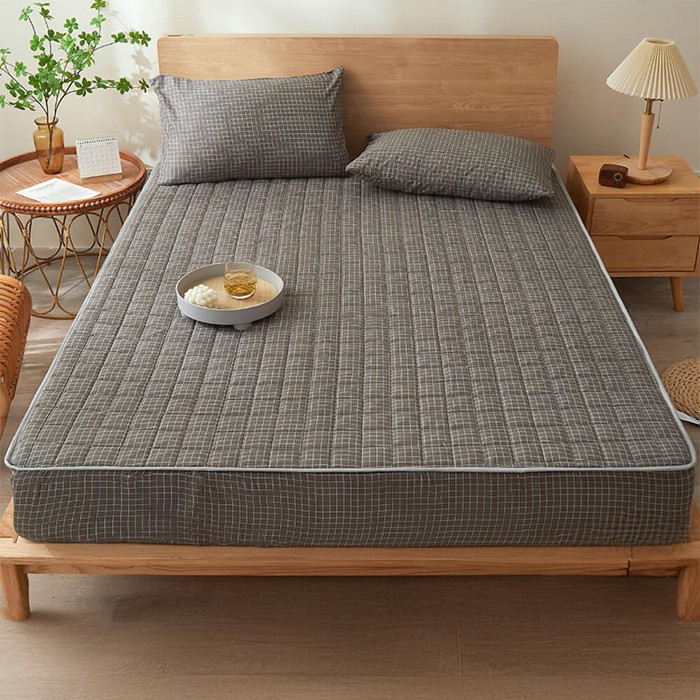 Housse de Matelas Imperméable et Anti-Poussière avec Matelassage