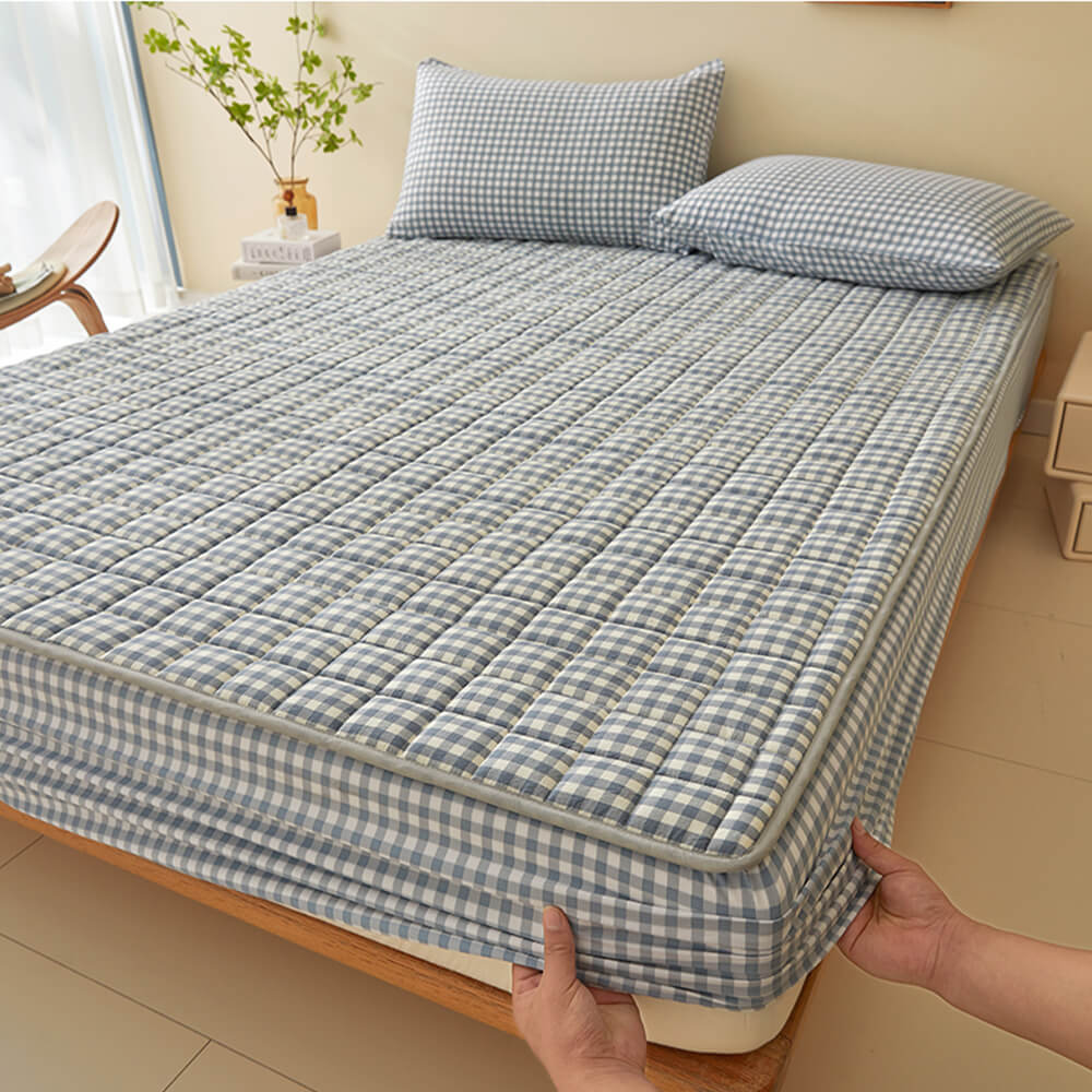 Housse de Matelas Imperméable et Anti-Poussière avec Matelassage