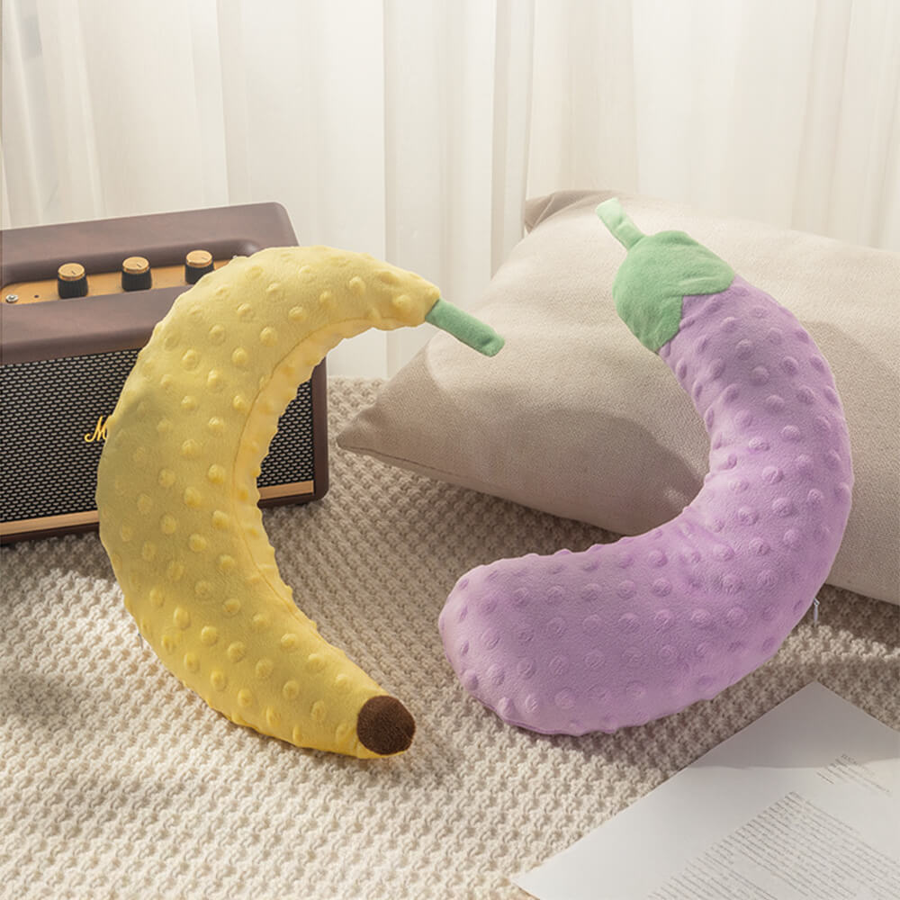 Coussin de soutien pour le cou en forme de U et banane pour chien et chat
