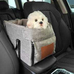 Lit de voiture pour chiens et chats contraste de couleurs détachable et antidérapant