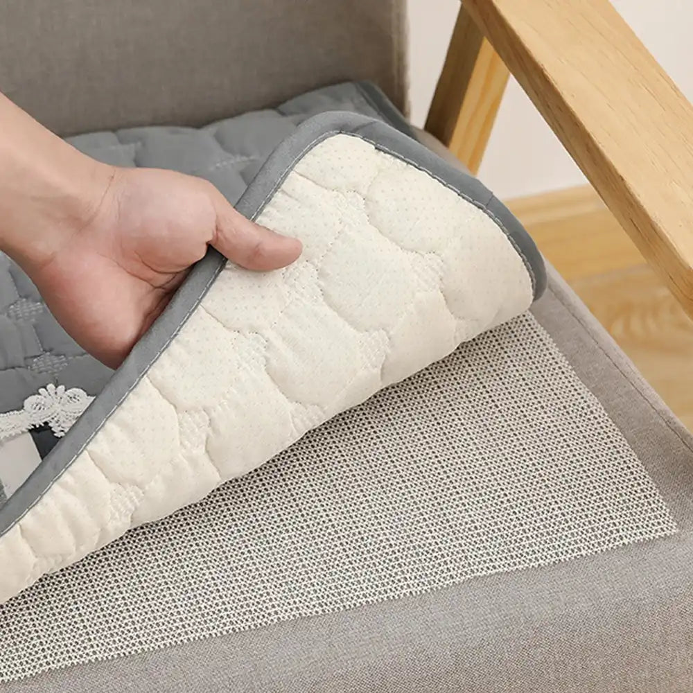 Housse antidérapante en PVC sur mesure multiusage pour tapis lits canapés et plus