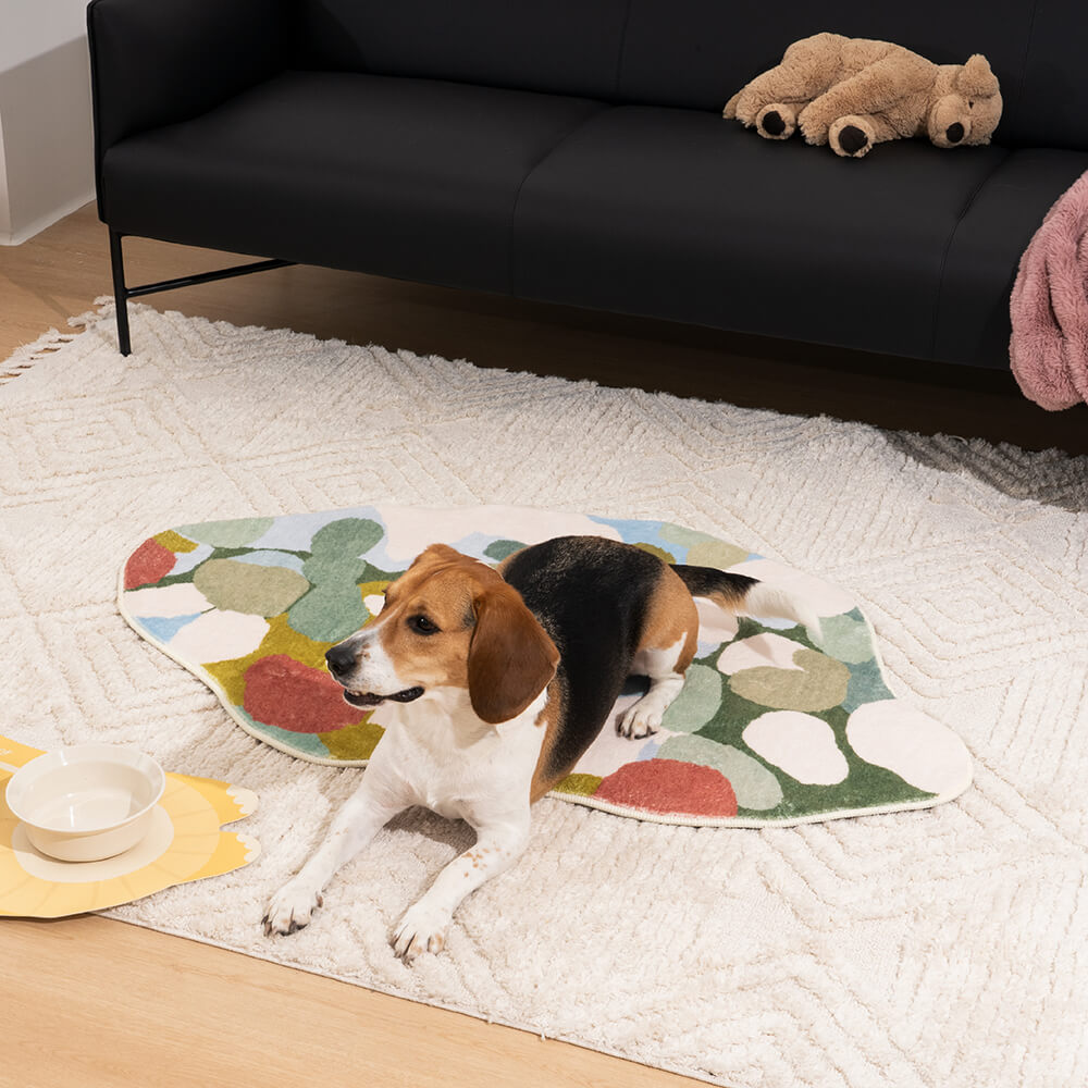 Tapis pour Animaux Effet Forêt Verdoyante