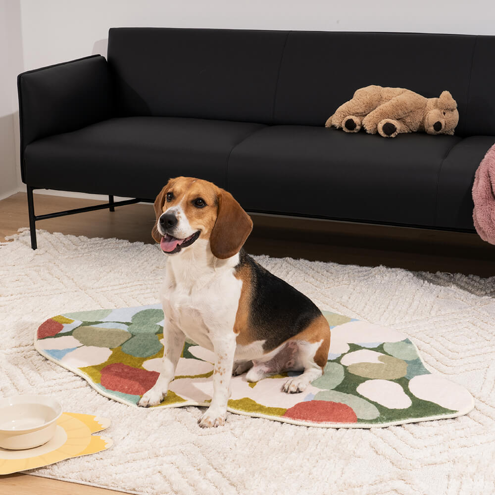 Tapis pour Animaux Effet Forêt Verdoyante