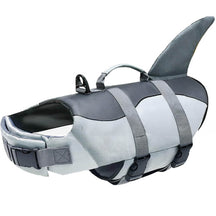 Gilet de sauvetage pour chien style sirène ou requin ajustable et sécurisé