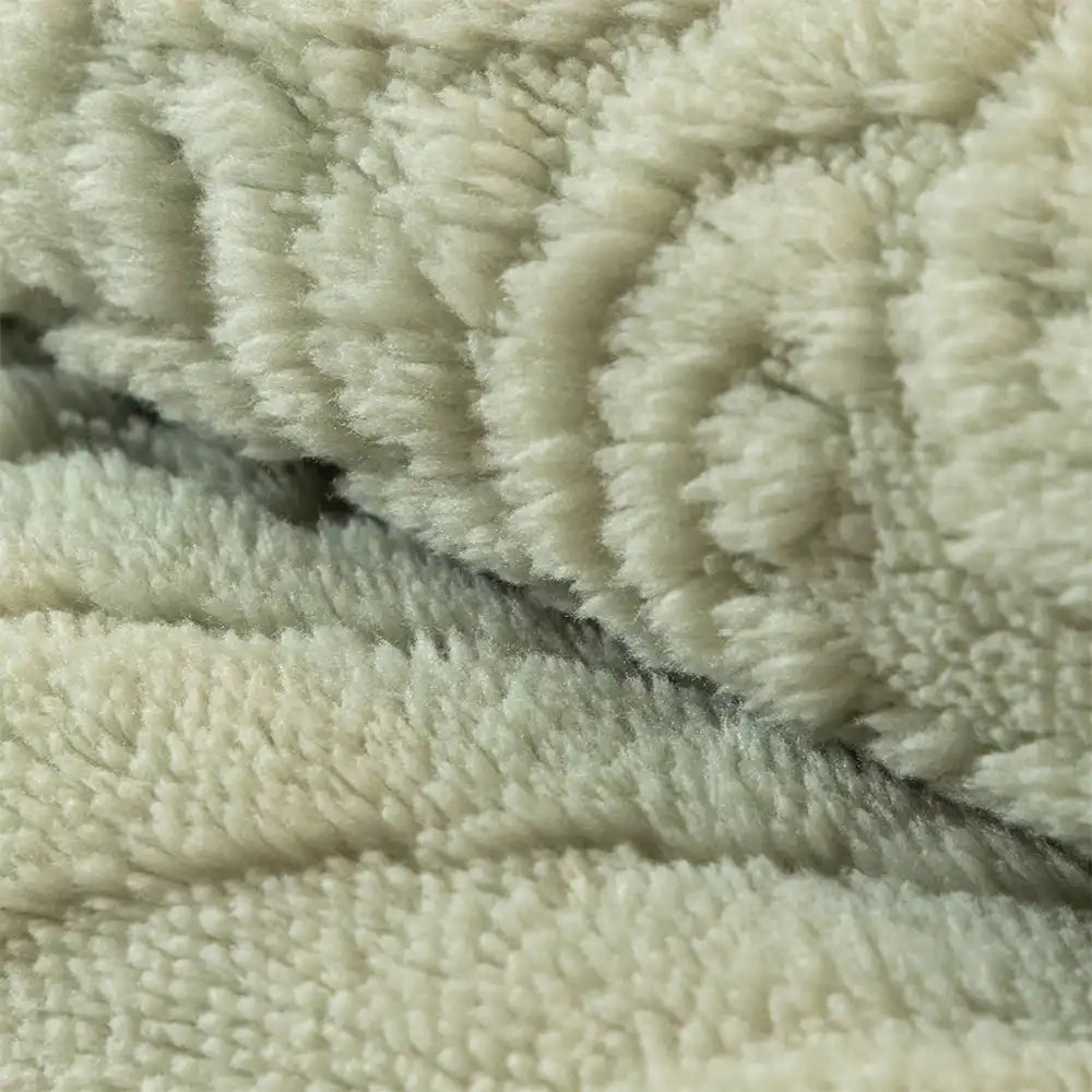 Housse de canapé en peluche sculptée style nordique toutes saisons antidérapante