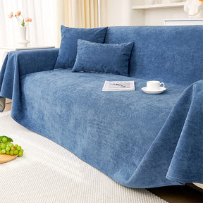 Housse de canapé douce et imperméable résistante aux rayures et sans peluches