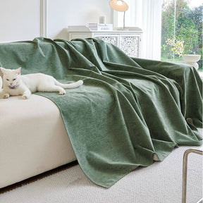 Housse de canapé sectionnel douce, imperméable, résistante aux rayures et sans peluches.