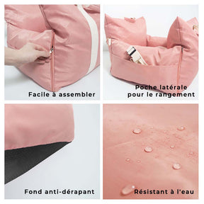 Siège auto imperméable pour chien - Première classe