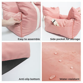 Waterproof Dog Car Seat Bed - First Class - FUNNYFUZZY