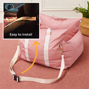 Waterproof Dog Car Seat Bed - First Class - FUNNYFUZZY