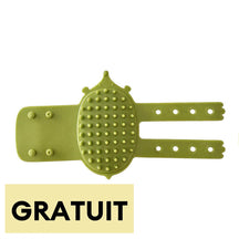 Brosse de massage pour animaux avec picots en caoutchouc autonettoyants-Exclusif app