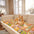 Housse de protection pour canapé en coton patchwork