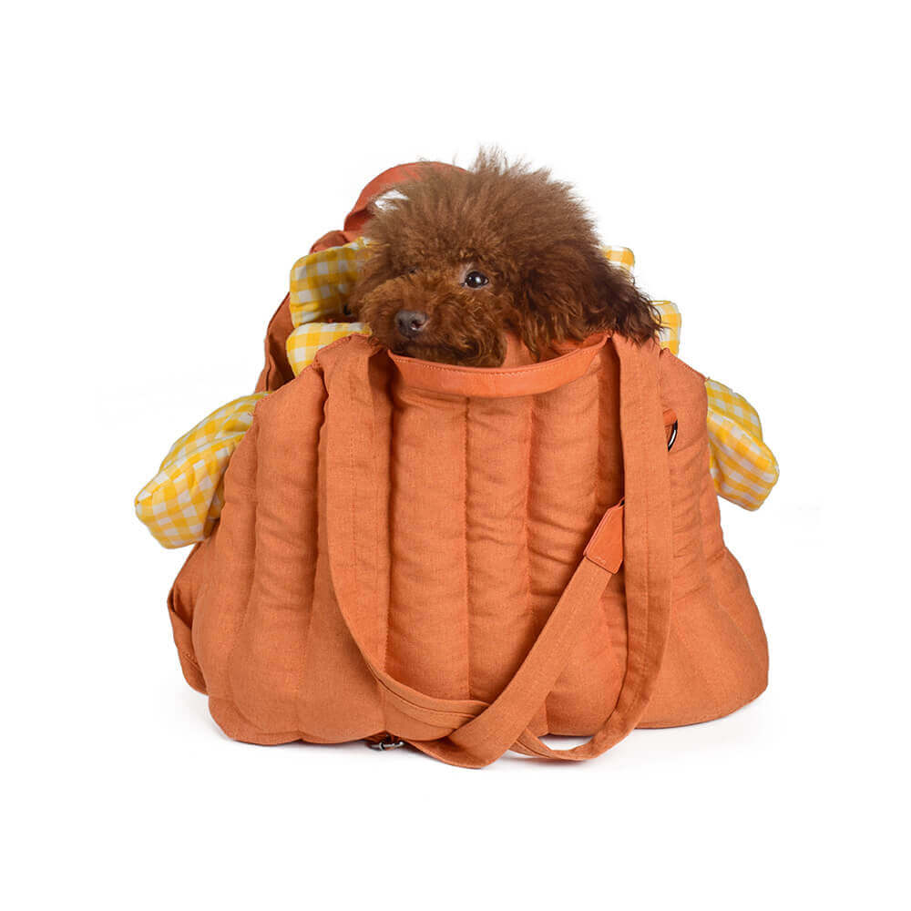 Sac de transport souple et polyvalent pour chien et chat à carreaux vichy