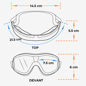 Lunettes de protection pour grand chien