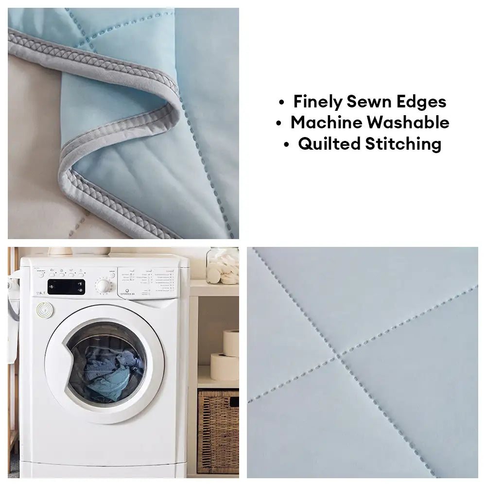 Couverture en soie glacée à effet froid double face avec un motif dégradé, douce pour la peau.