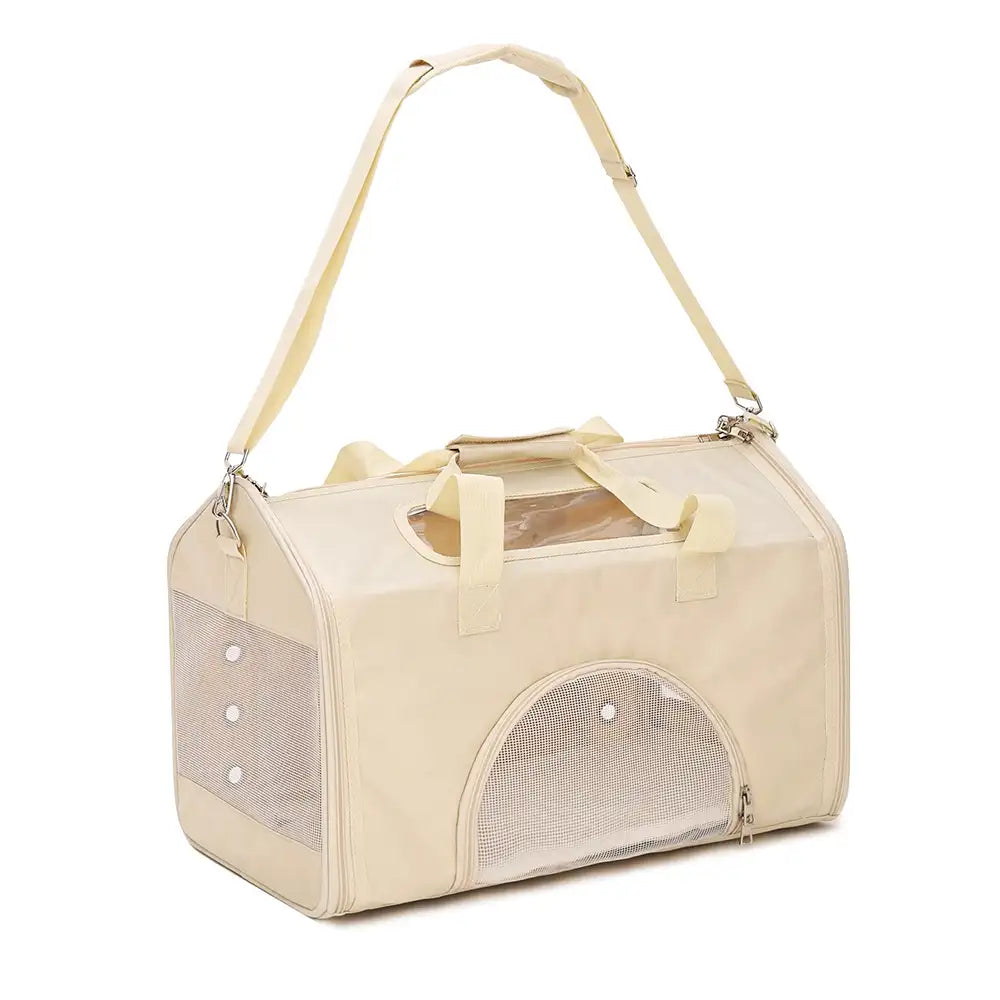 Sac de transport pour animaux en forme de maison, respirant, pliable, grande capacité et multifonctionnel.
