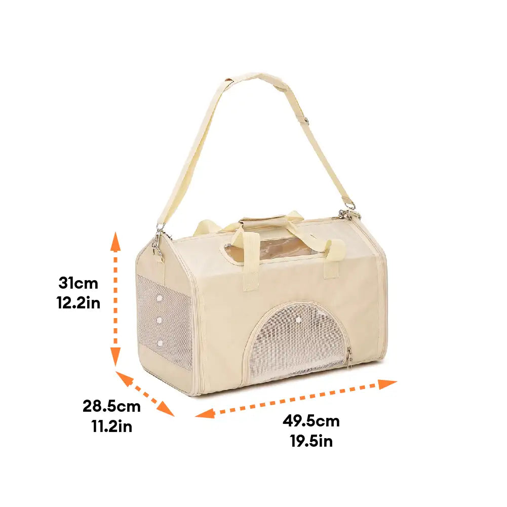 Sac de transport pour animaux en forme de maison, respirant, pliable, grande capacité et multifonctionnel.