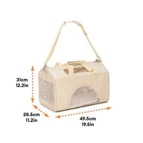 Sac de transport pour animaux en forme de maison, respirant, pliable, grande capacité et multifonctionnel.