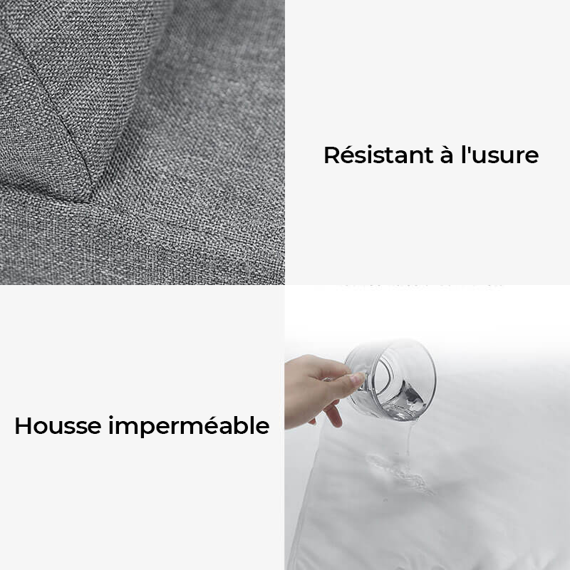 Lit Orthopédique Amovible Épais et Imperméable pour Chien